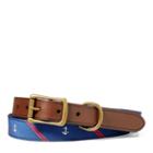 Polo Ralph Lauren Anchor Tie Silk Belt Navy/red