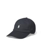 Ralph Lauren Cotton Chino Baseball Cap Dark Carbon Grey