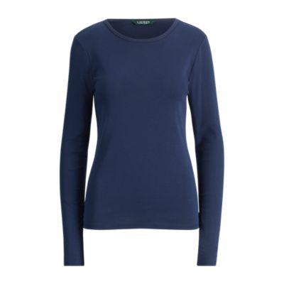 Ralph Lauren Stretch Long-sleeve T-shirt Navy