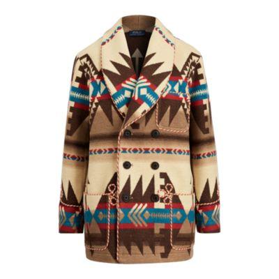 Ralph Lauren Double-breasted Ranch Coat Print