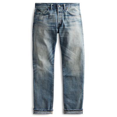 Ralph Lauren Low Straight Selvedge Jean Lansford Wash