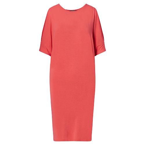 Ralph Lauren Lauren Cutout-shoulder Jersey Dress Summer Peach