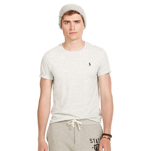 Polo Ralph Lauren Custom-fit Cotton T-shirt Lawrence Grey Heather