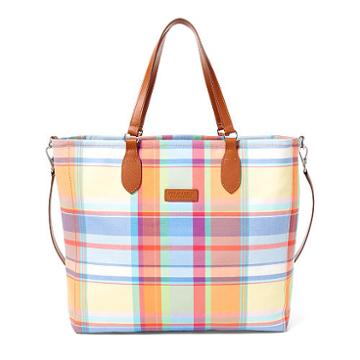 Ralph Lauren Golf Madras Canvas Golf Tote Port Royal Madras
