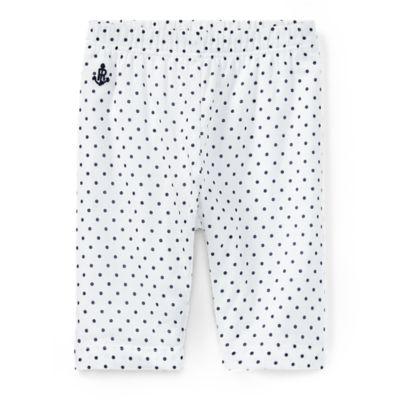 Ralph Lauren Polka-dot Cotton Batiste Pant White/navy 12m