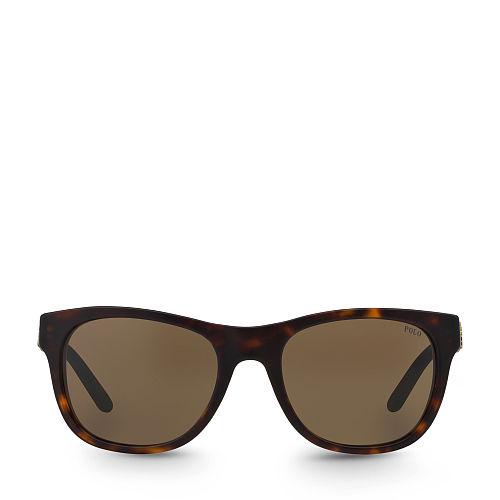 Polo Ralph Lauren Tartan Sunglasses Bordeaux