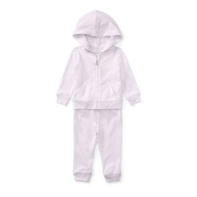 Ralph Lauren French Terry Hoodie & Pant Set Summer Lilac 3m