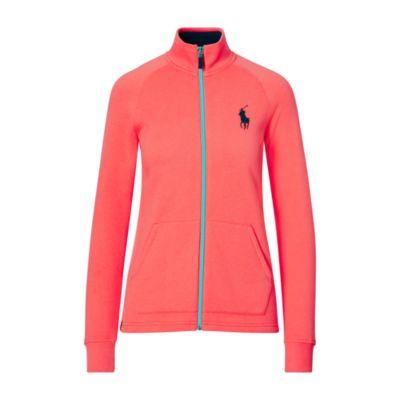 Ralph Lauren Fleece Full-zip Jacket Coral Glow