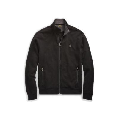 Ralph Lauren Cotton-blend Track Jacket Polo Black 2x Big