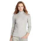 Polo Ralph Lauren Ribbed Wool-blend Turtleneck Stonehenge Heather