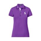 Ralph Lauren Tailored Fit Golf Polo Shirt Vivid Purple