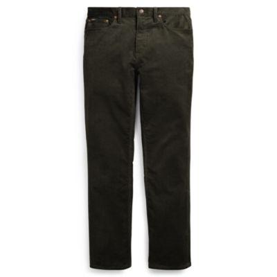 Ralph Lauren Varick Slim Straight Pant Caper Green