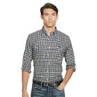 Polo Ralph Lauren Slim-fit Plaid Twill Shirt Pitch Black/white
