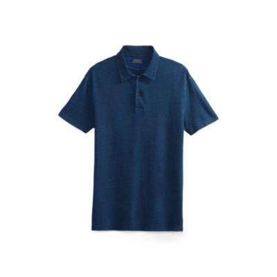 Ralph Lauren Classic Fit Mesh Polo Shirt Dark Indigo