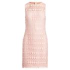 Ralph Lauren Lace-mesh Sleeveless Dress Englsh Rose 12p