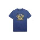 Ralph Lauren Custom Slim Fit Cotton T-shirt Federal Blue