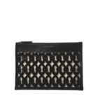 Ralph Lauren Chain-link Leather Pouch Black