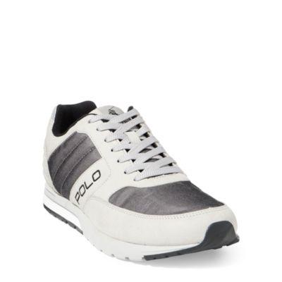 Ralph Lauren Laxman Tech Suede Sneaker New Glacier/black