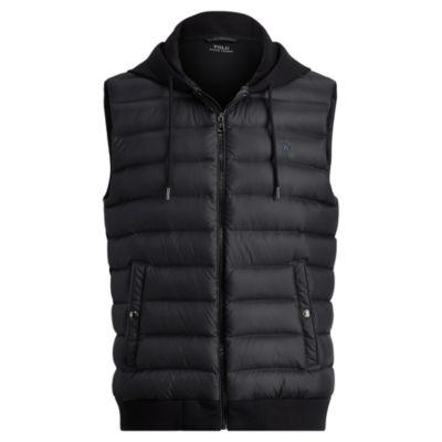 Ralph Lauren Active Fit Down-panel Vest Polo Black