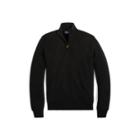 Ralph Lauren Wool-cashmere Half-zip Sweater Classic Black
