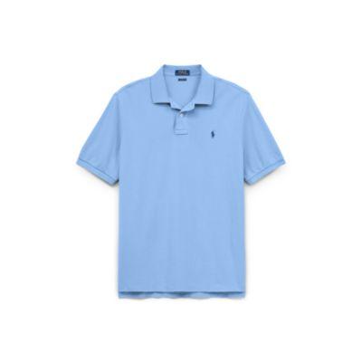 Ralph Lauren Custom Slim Fit Mesh Polo New Harbor Blue