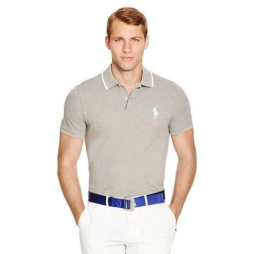 Ralph Lauren Polo Golf Custom-fit Performance Polo New Bedford Heather