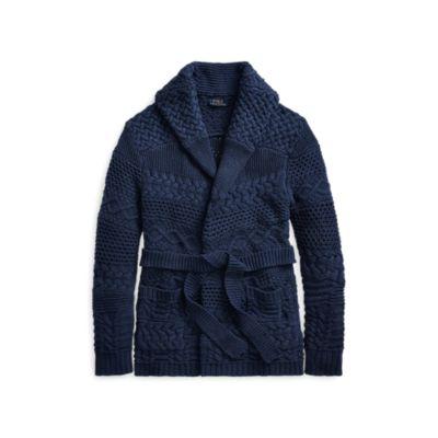 Ralph Lauren Cotton Shawl-collar Cardigan Dark Indigo
