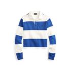 Ralph Lauren Cotton Rugby Shirt Royal/deckwash White