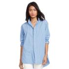 Polo Ralph Lauren Striped Cotton Shirt Blue/ Navy