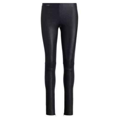 Ralph Lauren Skinny Leather Pant Navy