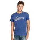 Ralph Lauren Denim & Supply Cotton-blend Graphic Tee Annapolis Blue America