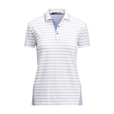 Ralph Lauren Classic Striped Polo Shirt Pure White/tyler Blue