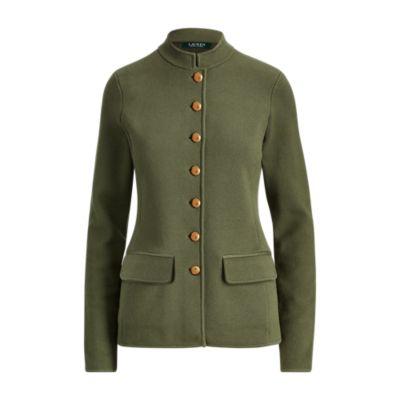 Ralph Lauren Cotton-blend Officer's Jacket Admiral Green
