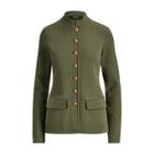 Ralph Lauren Cotton-blend Officer's Jacket Admiral Green