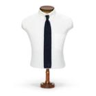 Ralph Lauren Handmade Cotton-linen Tie Navy