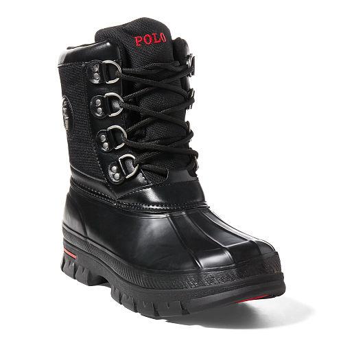 Polo Ralph Lauren Lowen Rubber-bottom Boot Black/black