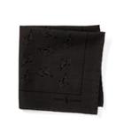 Ralph Lauren Pointer Dog Wool Pocket Square Grey