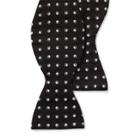 Ralph Lauren Dot Silk Jacquard Bow Tie Black