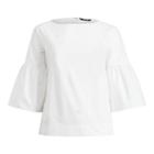 Ralph Lauren Lauren Woman Cotton Bell-sleeve Shirt