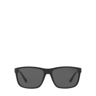 Ralph Lauren Polo Square Sunglasses Matte Black