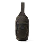 Polo Ralph Lauren Leather-trimmed Sling Bag Olive