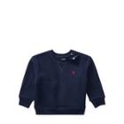 Ralph Lauren Cotton-blend-fleece Sweatshirt Cruise Navy 6m