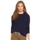 Polo Ralph Lauren Slim Cable Cashmere Sweater Hunter Navy