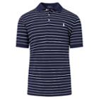 Polo Ralph Lauren Slim Stretch Cotton Mesh Polo Newport Navy/white