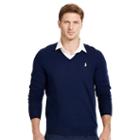 Ralph Lauren Polo Golf Merino Wool V-neck Sweater French Navy