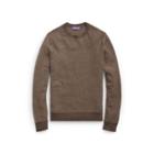 Ralph Lauren Birdseye Cashmere Sweater Brown Birdseye