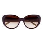 Ralph Lauren Oversized Spectator Sunglasses Havana