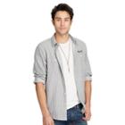 Ralph Lauren Denim & Supply Embroidered Cotton Workshirt Light Cream Stripe