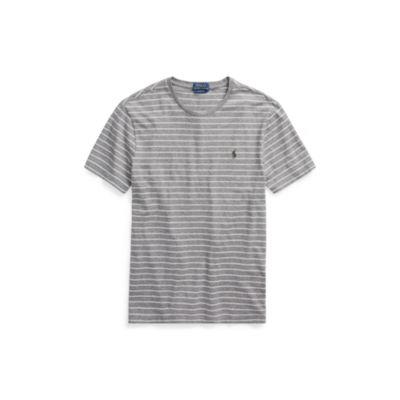 Ralph Lauren Custom Slim Fit Cotton T-shirt Grey Hthr/spring Hthr