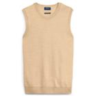 Ralph Lauren Merino Wool Sleeveless Sweater Camel